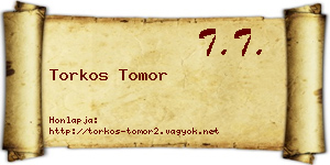 Torkos Tomor névjegykártya